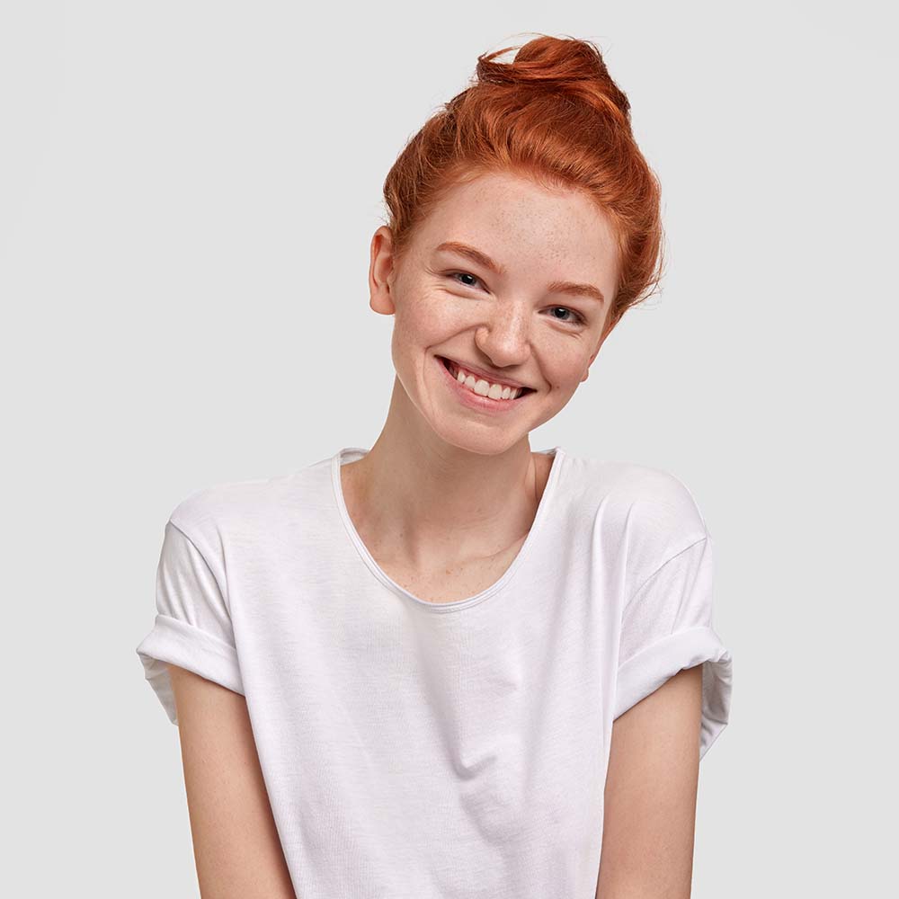 Home 3 portrait of positive glad ginger young female has DFTL64Z 1 First Class Taxi